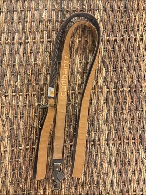 Carhartt Tan and Dark Brown Canvas Dog Leash